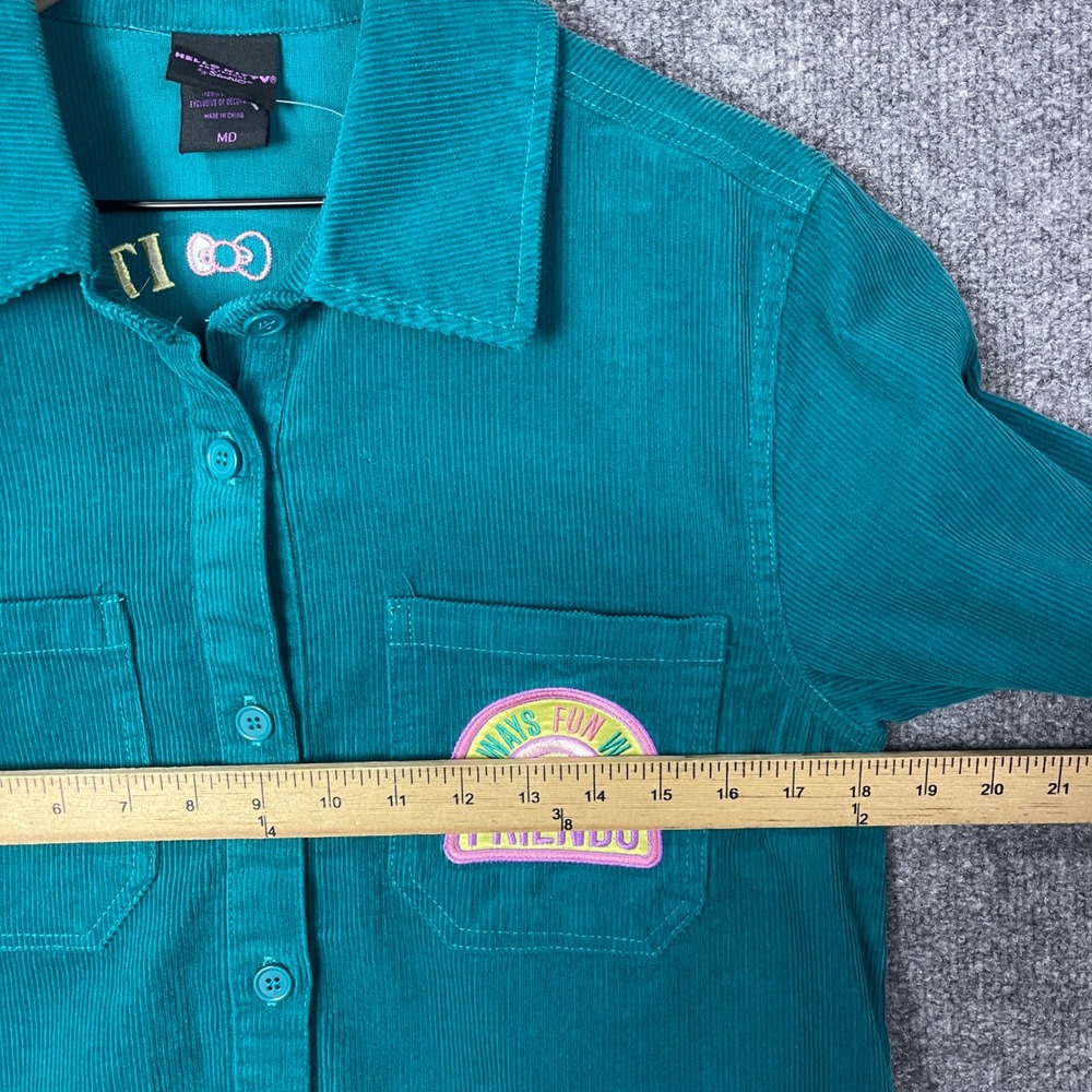 NEW Hello Kitty and Friends‎ Sanrio Corduroy Shirt Embroidered Medium - Picture 4 of 12